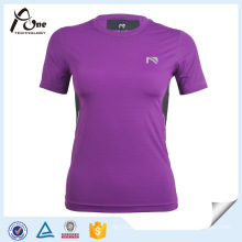 Purple T Shirt Compression Clothing Compression Wear